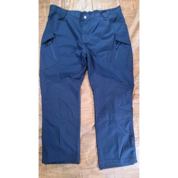NWOT Hiwise 40×30 Ripstop Tactical Pants Water Resistant Stretch Cargo Navy - Picture 2 of 10